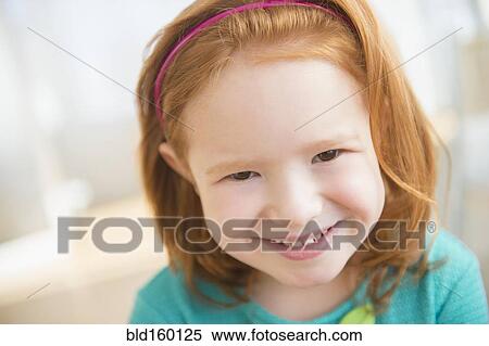Close up of Caucasian girl smiling View Large Photo Image Stock Photography - Close up of Caucasian girl smiling. Fotosearch
