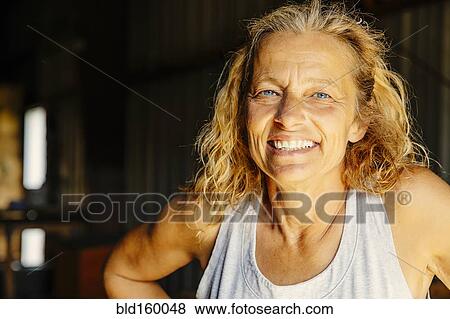 Close up of Caucasian woman smiling View Large Photo Image Stock Photo - Close up of Caucasian woman smiling. Fotosearch
