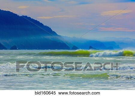 Green ocean waves View Large Photo Image Stock Photography - Green ocean waves. Fotosearch