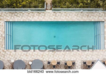 Aerial view of empty swimming pool View Large Photo Image Stock Image - Aerial view of empty swimming pool. Fotosearch