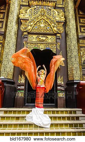 Asian woman standing on ornate temple stairs, Chiang Mai, Chiang Mai, Thailand View Large Photo Image Stock Image - Asian woman standing on ornate temple stairs, Chiang Mai, Chiang Mai, Thailand. Fotosearch