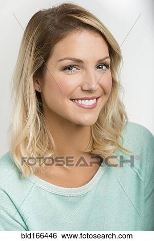 Close up of Caucasian woman smiling View Large Photo Image Stock Photograph - Close up of Caucasian woman smiling. Fotosearch