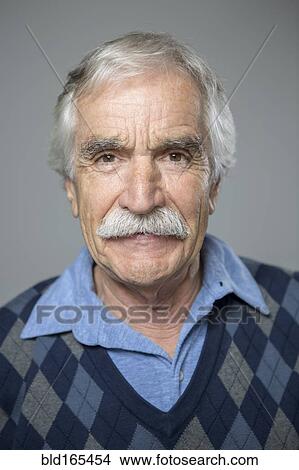 Picture - Close up of older Caucasian man. Fotosearch