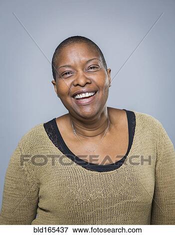 Stock Photo - Close up of smiling older woman. Fotosearch