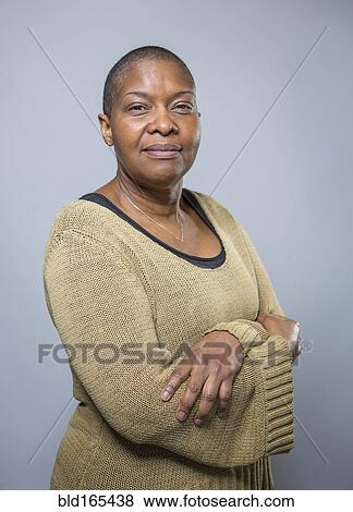 Close up of smiling older woman View Large Photo Image Stock Photo - Close up of smiling older woman. Fotosearch
