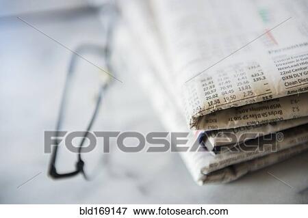Close up of business newspaper with stocks View Large Photo Image Stock Photo - Close up of business newspaper with stocks. Fotosearch