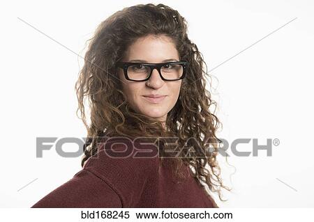 Stock Photography - Close up of Caucasian woman smiling. Fotosearch