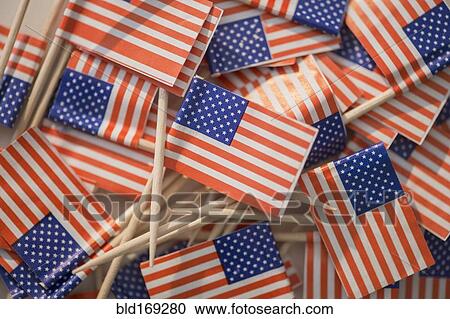 Close up of pile of American flags View Large Photo Image Stock Image - Close up of pile of American flags. Fotosearch