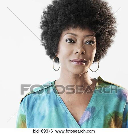 Close up of serious African American woman View Large Photo Image Stock Photograph - Close up of serious African American woman. Fotosearch