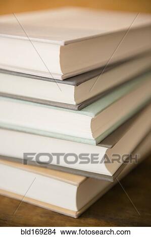 Close up of stack of books View Large Photo Image Picture - Close up of stack of books. Fotosearch
