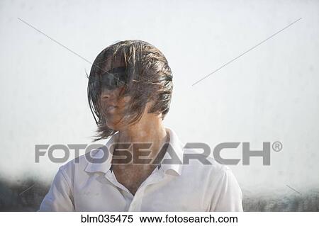 Caucasian woman in sunglasses with messy hair View Large Photo Image Stock Photography - Caucasian woman in sunglasses with messy hair. Fotosearch