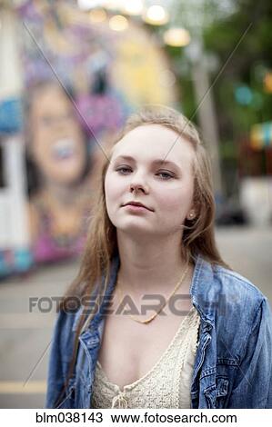 Caucasian woman walking in city View Large Photo Image Stock Image - Caucasian woman walking in city. Fotosearch