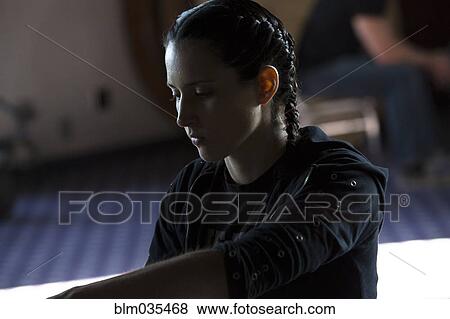 Caucasian woman with braids in gymnasium View Large Photo Image Stock Photo - Caucasian woman with braids in gymnasium. Fotosearch