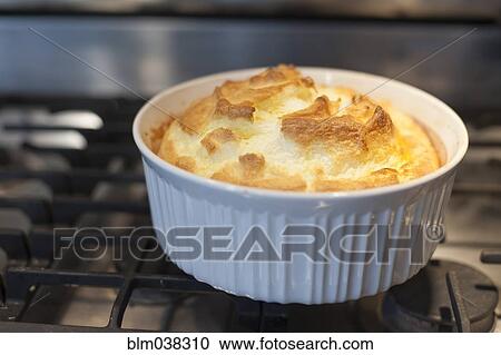Close up of baked souffle on stove View Large Photo Image Stock Image - Close up of baked souffle on stove. Fotosearch