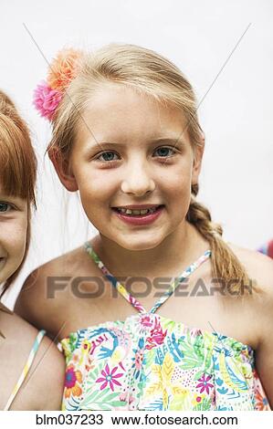 Close up of smiling girls View Large Photo Image Stock Image - Close up of smiling girls. Fotosearch
