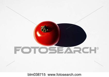 Close up of tomato casting shadow View Large Photo Image Stock Photography - Close up of tomato casting shadow. Fotosearch