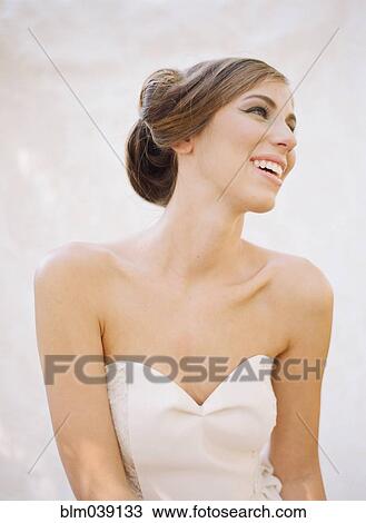 Glamorous bride with modern hairstyle View Large Photo Image Stock Image - Glamorous bride with modern hairstyle. Fotosearch