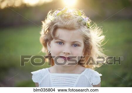 Serious Caucasian girl outdoors View Large Photo Image Picture - Serious Caucasian girl outdoors. Fotosearch
