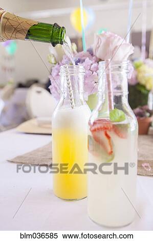 Soda and cocktails on party table View Large Photo Image Stock Photography - Soda and cocktails on party table. Fotosearch