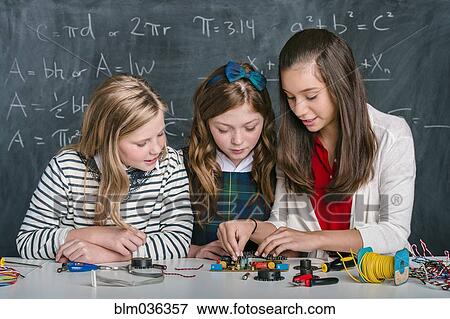 Students building vehicle in science class View Large Photo Image Stock Photo - Students building vehicle in science class. Fotosearch
