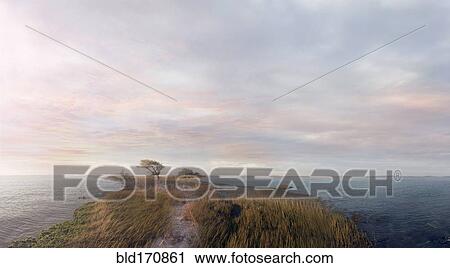 Aerial view of dirt path over lakes in rural landscape View Large Photo Image Stock Image - Aerial view of dirt path over lakes in rural landscape. Fotosearch