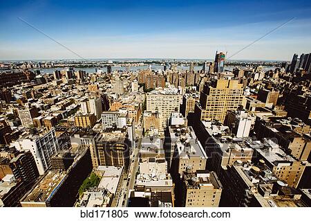 Aerial view of New York cityscape, New York, United States View Large Photo Image Stock Photography - Aerial view of New York cityscape, New York, United States. Fotosearch