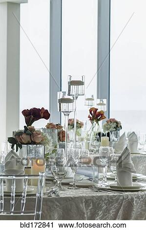 Center piece on table in ball room View Large Photo Image Stock Image - Center piece on table in ball room. Fotosearch