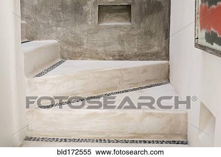 Stock Photography - Close up of concrete steps. Fotosearch
