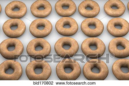 Close up of donuts on baking pan View Large Photo Image Stock Image - Close up of donuts on baking pan. Fotosearch