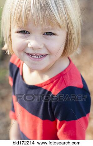 Picture - Close up of smiling Caucasian girl. Fotosearch