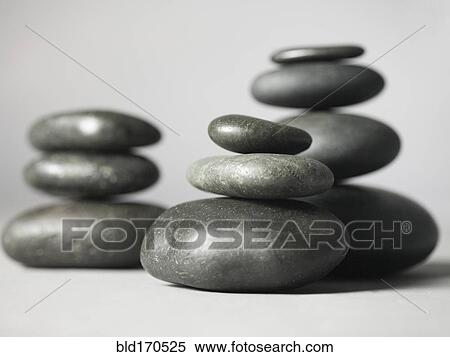 Close up of stacked stones View Large Photo Image Stock Photography - Close up of stacked stones. Fotosearch