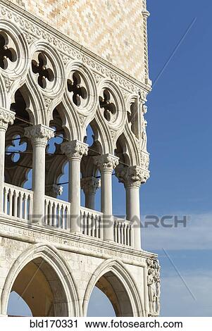 Ornate architecture under blue sky, Venice, Veneto, Italy View Large Photo Image Stock Image - Ornate architecture under blue sky, Venice, Veneto, Italy. Fotosearch