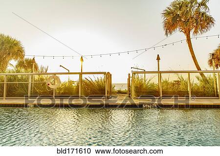 Swimming pool and garden under blue sky View Large Photo Image Stock Image - Swimming pool and garden under blue sky. Fotosearch
