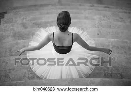 Stock Image - Ballet dancer wearing tutu. Fotosearch
