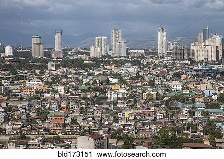Aerial view of Manila cityscape, Manila, Philippines View Large Photo Image Stock Image - Aerial view of Manila cityscape, Manila, Philippines. Fotosearch