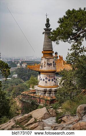 Forbidden City temple spires, Beijing, China View Large Photo Image Stock Photo - Forbidden City temple spires, Beijing, China. Fotosearch