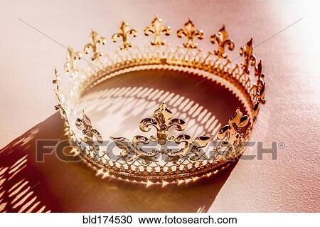 Stock Image - High angle view of crown and shadow. Fotosearch