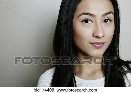 Hispanic woman smiling View Large Photo Image Stock Photo - Hispanic woman smiling. Fotosearch