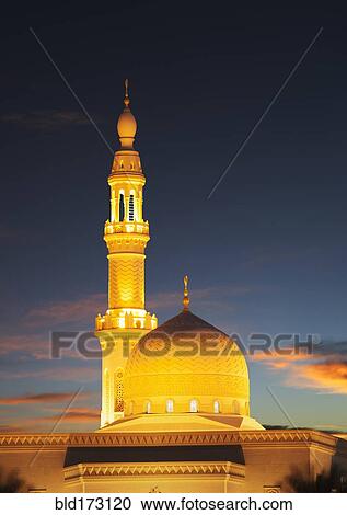 Illuminated pillar and dome under sunset sky View Large Photo Image Stock Image - Illuminated pillar and dome under sunset sky. Fotosearch