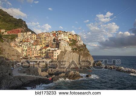 Manarola hillside over ocean, Cinque Terre, Italy View Large Photo Image Stock Image - Manarola hillside over ocean, Cinque Terre, Italy. Fotosearch