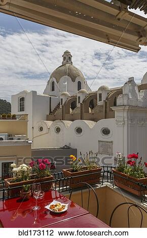 Restaurant balcony over Capri cityscape, Amalfi Peninsula, Italy View Large Photo Image Stock Image - Restaurant balcony over Capri cityscape, Amalfi Peninsula, Italy. Fotosearch