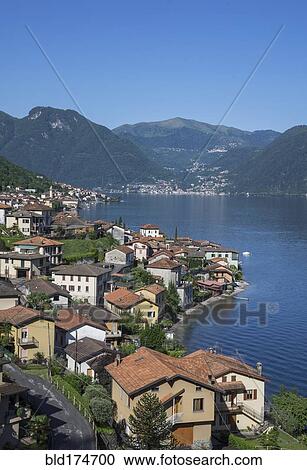Aerial view of Lake Como and Tremezzo waterfront, Italy View Large Photo Image Stock Image - Aerial view of Lake Como and Tremezzo waterfront, Italy. Fotosearch