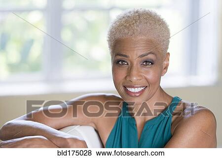African American woman smiling View Large Photo Image Stock Photo - African American woman smiling. Fotosearch