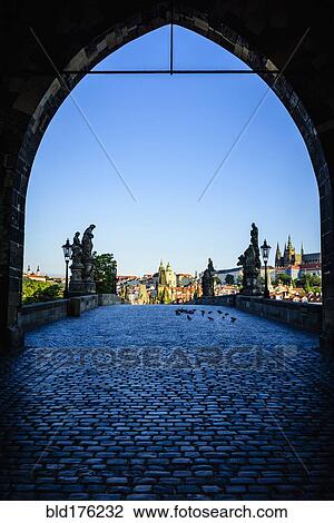 Arch over Prague cityscape, Czech Republic View Large Photo Image Stock Image - Arch over Prague cityscape, Czech Republic. Fotosearch