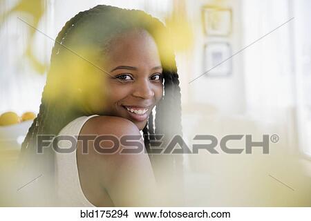 Black woman smiling View Large Photo Image Picture - Black woman smiling. Fotosearch