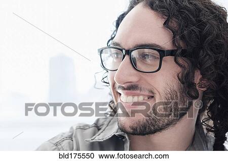 Caucasian man smiling View Large Photo Image Stock Image - Caucasian man smiling. Fotosearch
