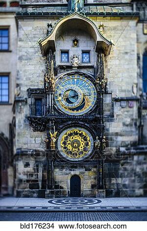Picture - Ornate clock on historical building. Fotosearch