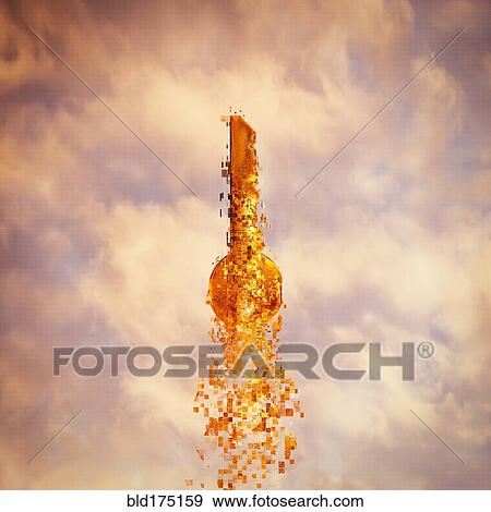 Pixelated key in sky View Large Photo Image Stock Photo - Pixelated key in sky. Fotosearch
