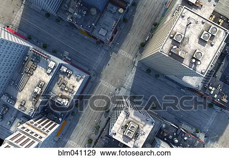 "Aerial view of New York City intersection, New York, United States" View Large Photo Image Stock Photo - "Aerial view of New York City intersection, New York, United States". Fotosearch
