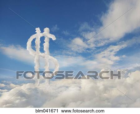 Dollar sign in cloudy sky View Large Photo Image Stock Image - Dollar sign in cloudy sky. Fotosearch